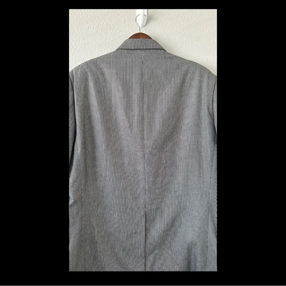 Men's Lauren Ralph Lauren Gray Houndstooth Blazer Jacket 46 R‎